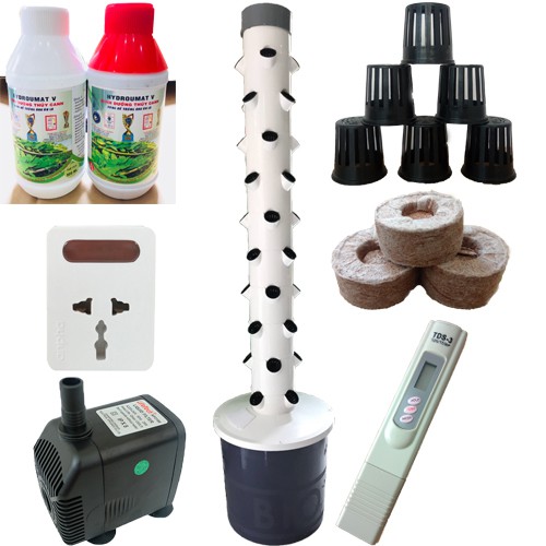 Combo trụ khí canh tặng đầy đủ phụ kiện