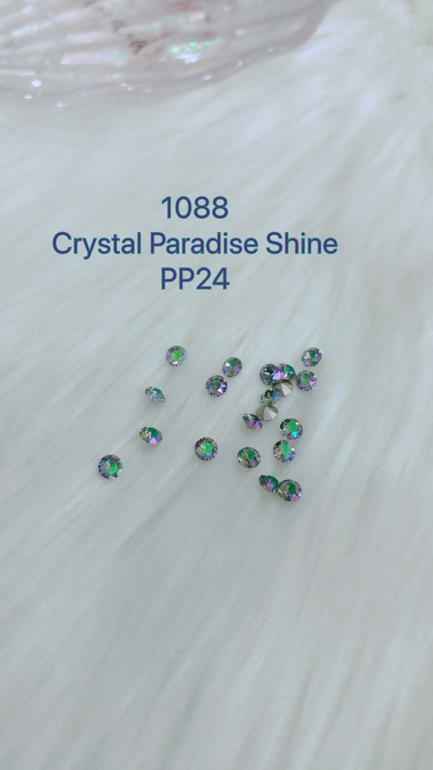 Pha lê áo chân nhọn cao cấp 1088 pp24 pars paradise shine 20 viên