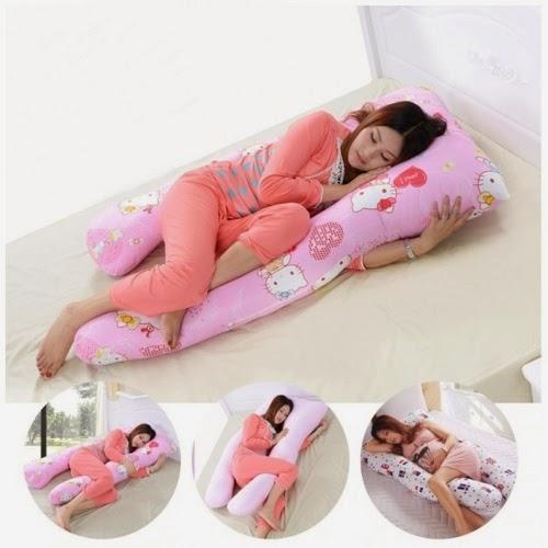 Gối bầu chữ U loại to đẹp cho mẹ bầu có thai kỳ khỏe mạnh đồng thời làm gối ôm cho trẻ sơ sinh, Goi bau chu U loai to dep cho me bau co thai ky khoe manh dong thoi lam goi om cho tre so sinh