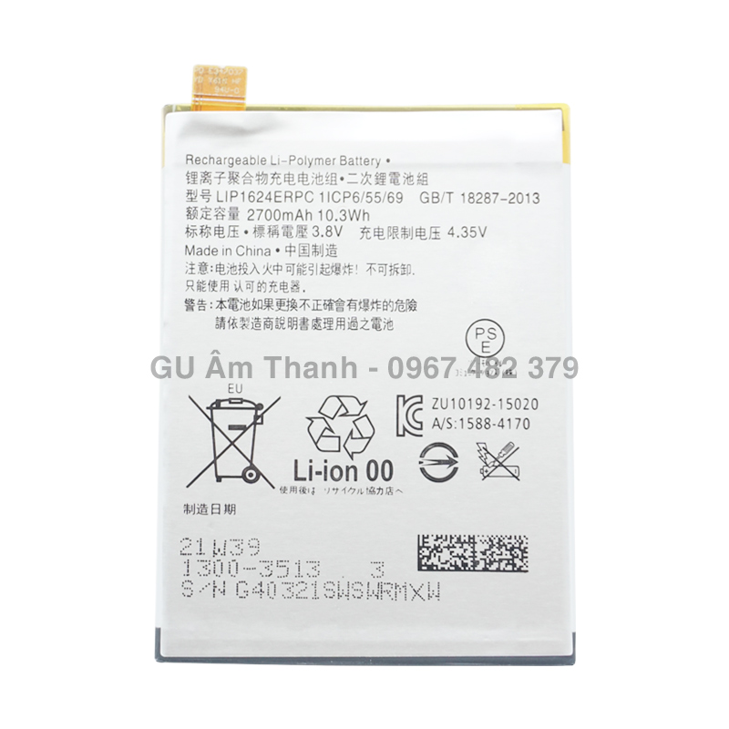 Pin cho sony xperia x performance docomo so-04h dung lượng 2700mah zin máy