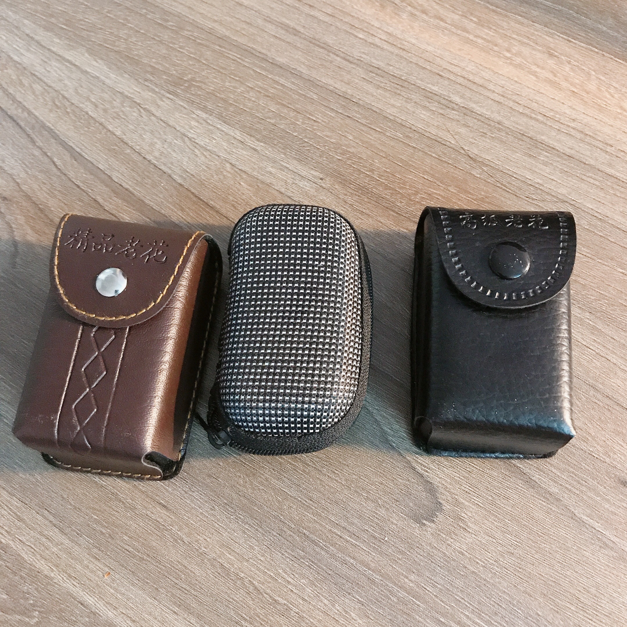 Bao da đeo hông cài thắt lưng cho kính mắt hàng nội địa trung cực bền da thuộc chống bong