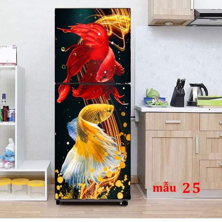 Miếng dán tủ lạnh cao cấp mẫu 25