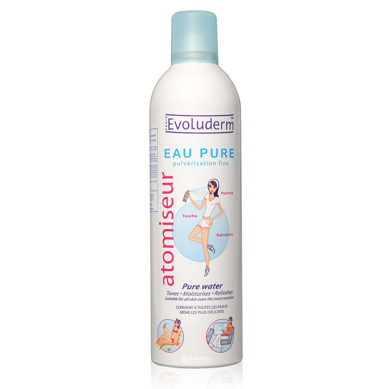 Xịt khoáng Evoluderm Atomiseur Eau Pure 400ml