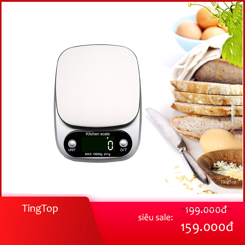 [hcm]cân điện tử nhà bếp ( dải cân 5kg/0.1gr siêu chính xác bảo hành 1 năm )