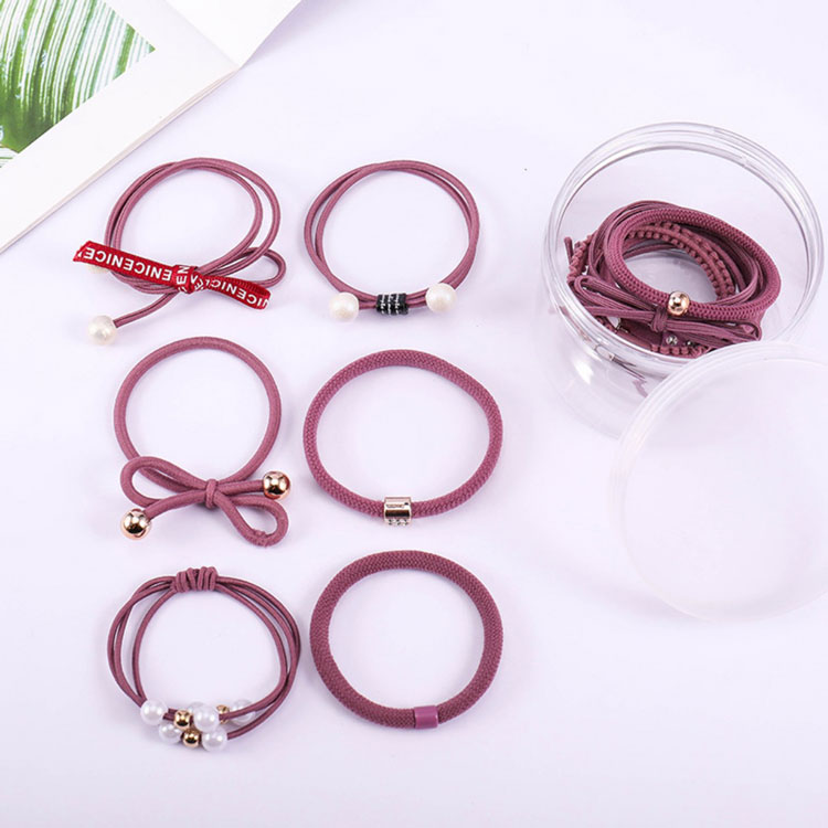 Set 12 thun cột tóc Hàn Quốc siêu cute - Gồm hộp