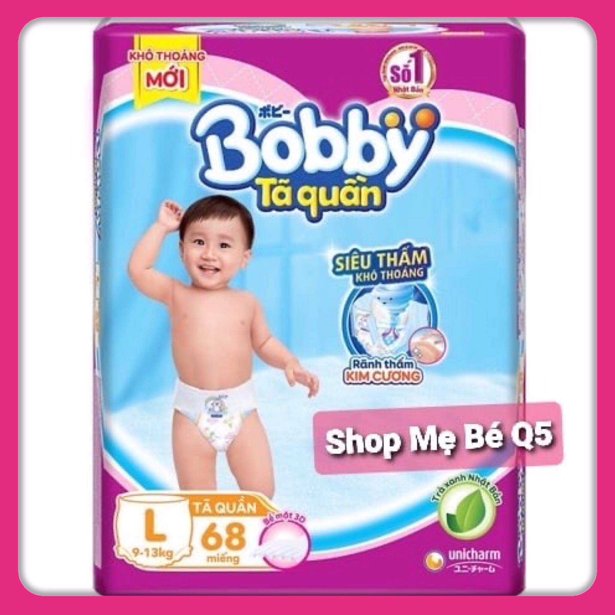 Tã quần bobby siêu thoáng size l68
