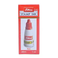 MỰC CON DẤU SHINY  ( Màu Đỏ)  28ml  - Mực chuyên dùng cho con dấu tên , con  dấu công ty - Dùng trên bề mặt giấy