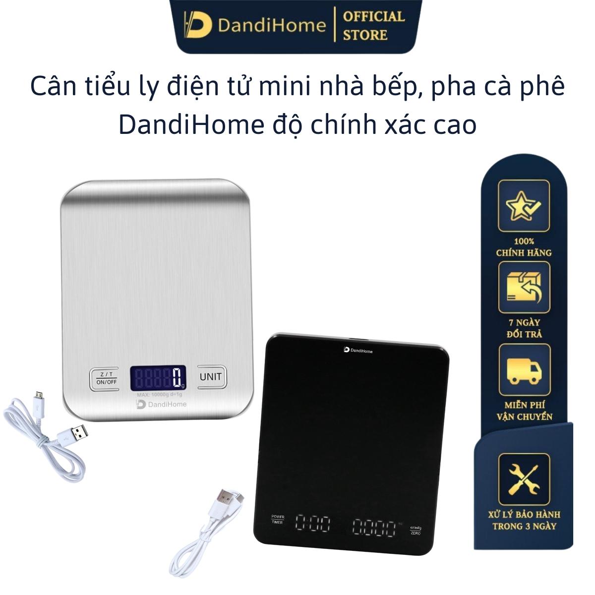 Cân tiểu ly điện tử mini nhà bếp, cà phê DandiHome có độ chính xác cao