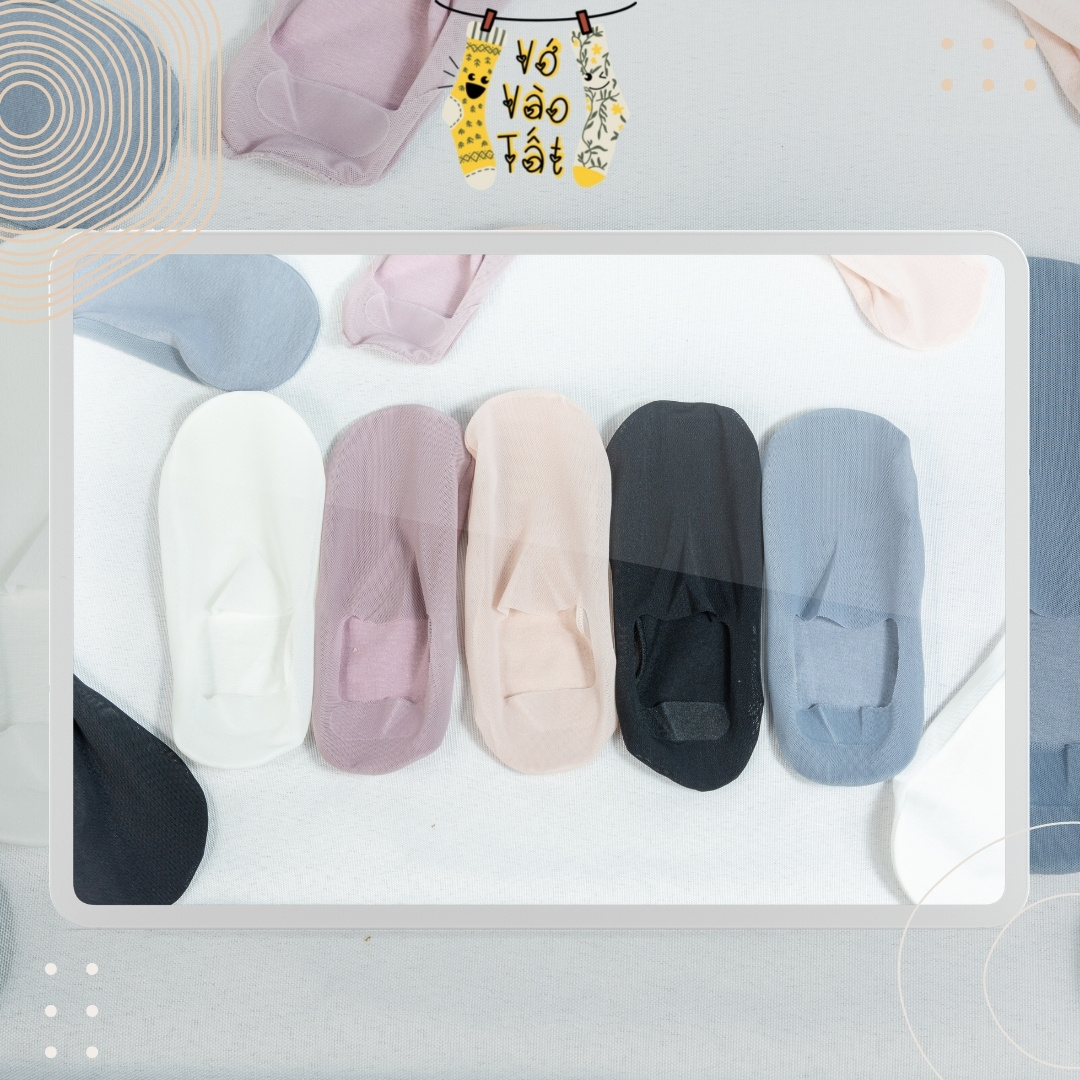 Tất vớ lười lưới siêu mỏng thoáng