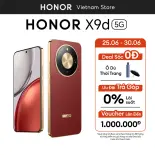 [ƯU ĐÃI] Điện Thoại Honor X9d 5G 8/12GB + 256/512GB, Chip Snapdragon 6 Gen 4, Pin 8300 mAh, Kháng Nước IP69K, Bảo Hành 24 Tháng
