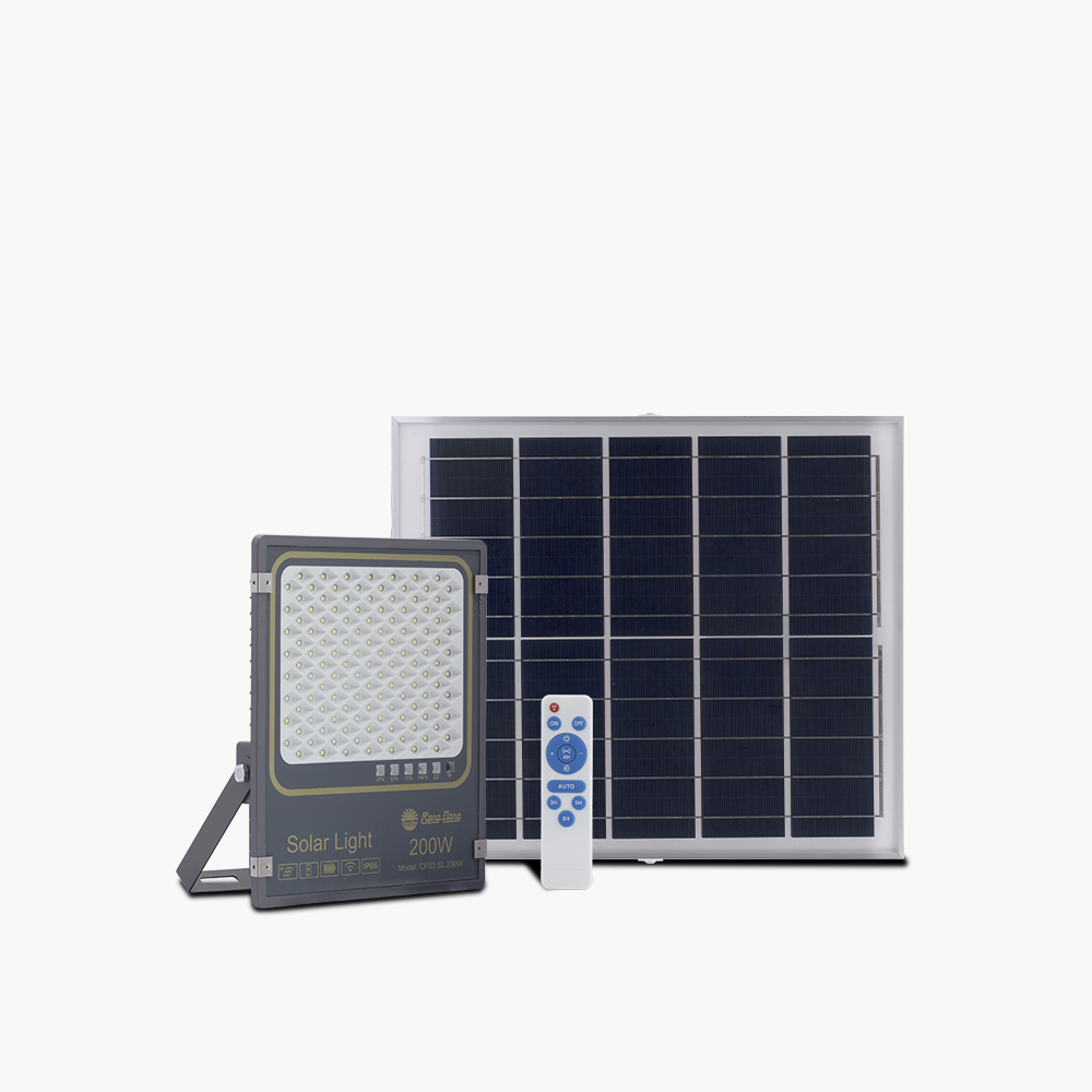 Đèn năng lượng mặt trời 200w cp03.sl 200w rạng đông chính hãng