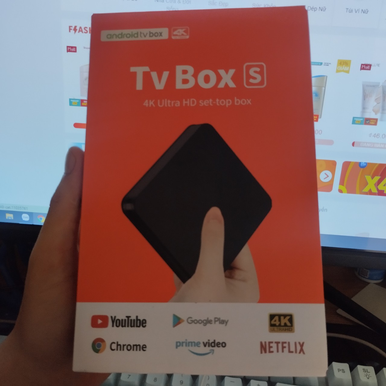 Tv box s 2nd gen 4k hdr google tv với google assistant remote streaming media player, cortex-a55 quad-core 64bit,
