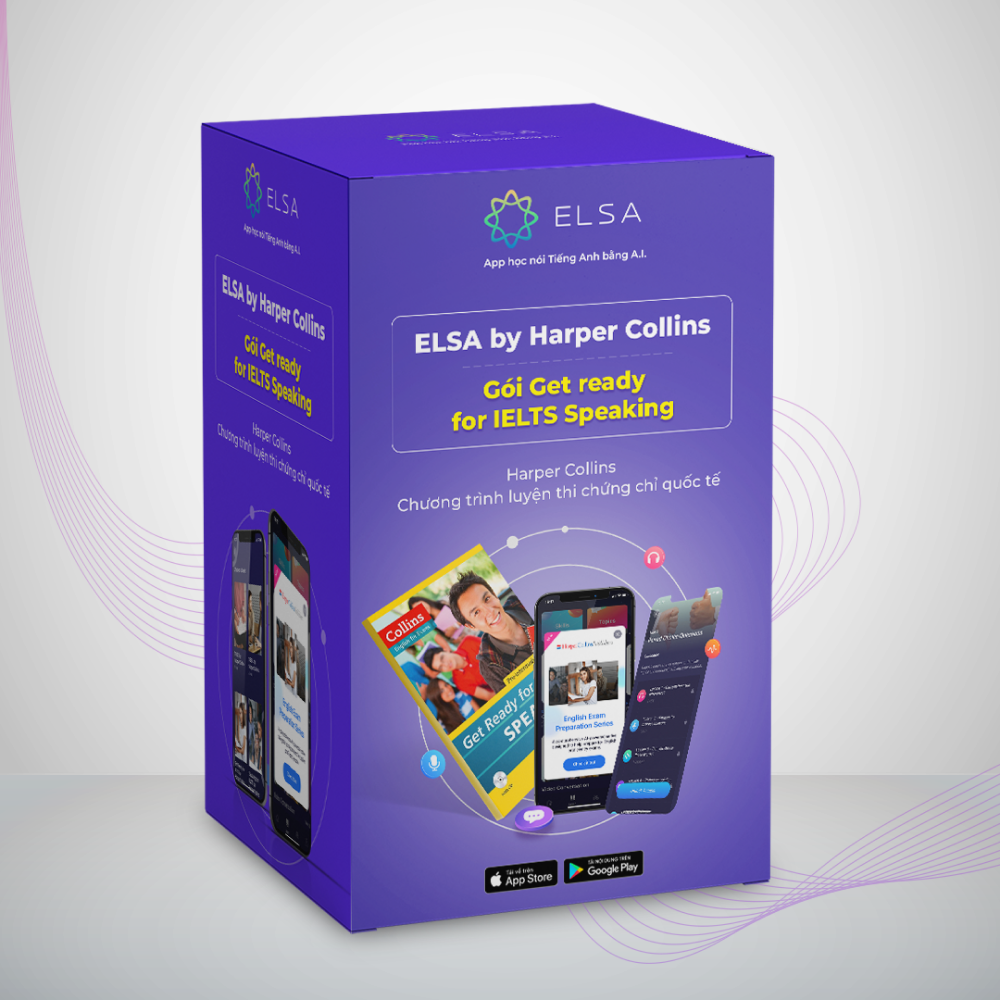 Khóa luyện thi chứng chỉ quốc tế ELSA by HarperCollins - Get ready for IELTS Speaking