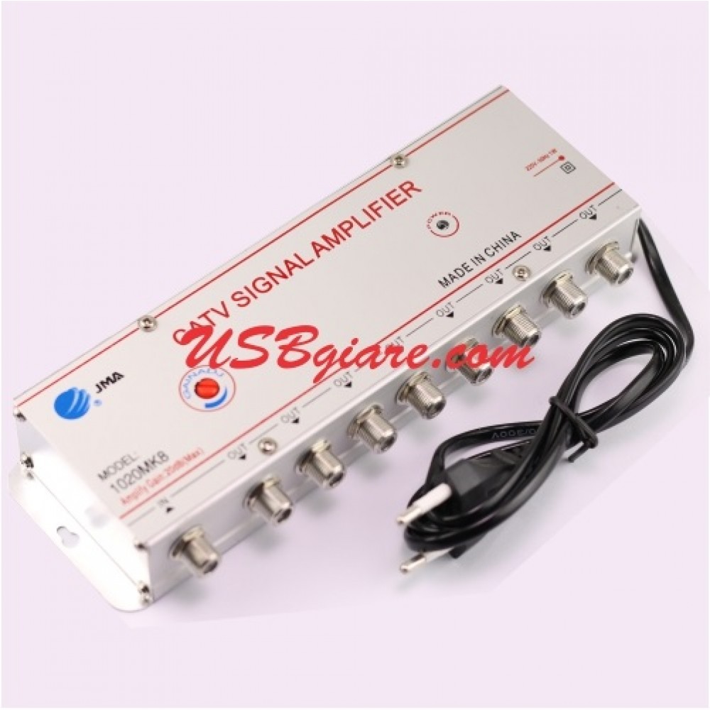 Bộ chia truyền hình cáp 1 ra 8 cổng jma 1020mk8
