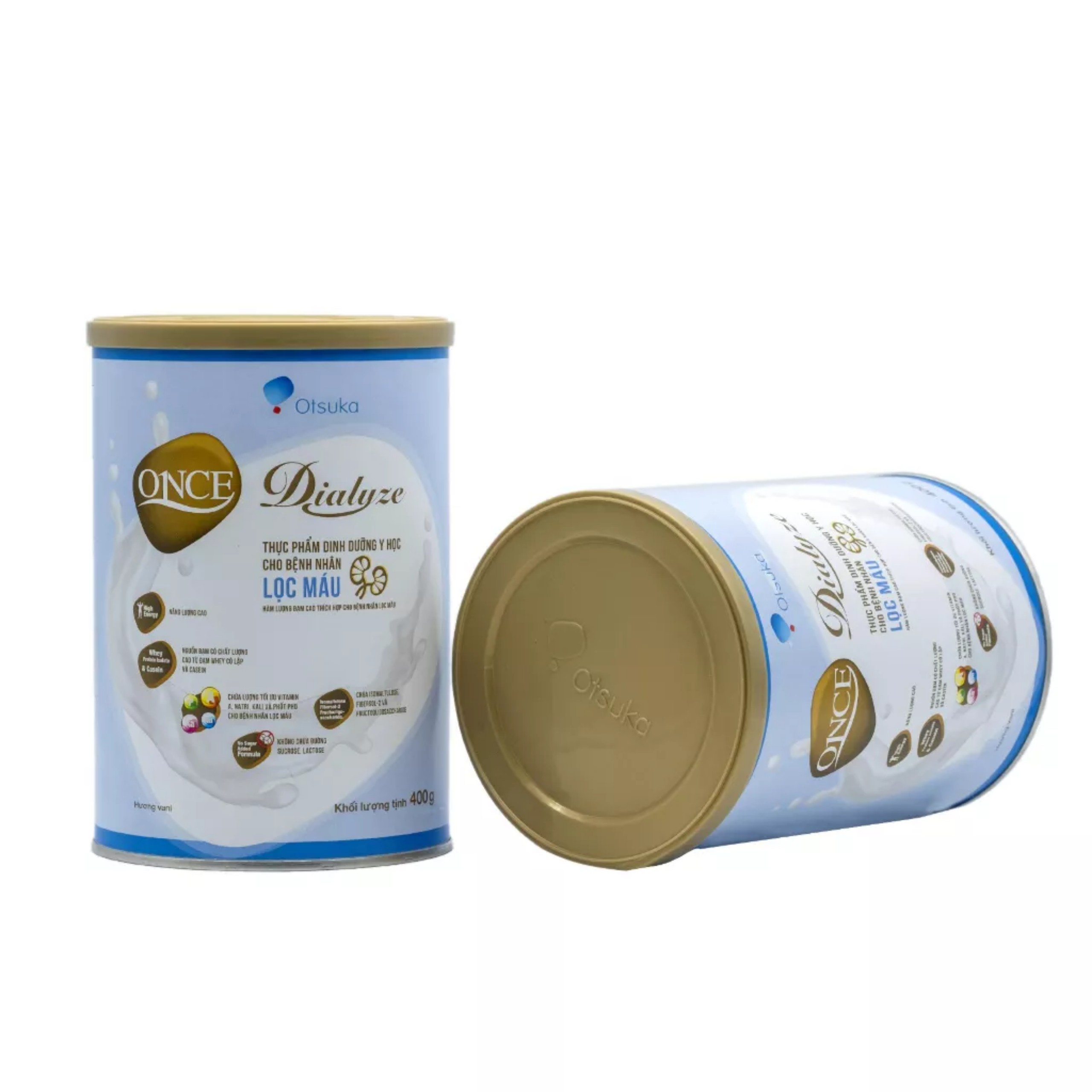 Sữa dinh dưỡng Otsuka Once Dialyze 400G - Dinh dưỡng cao đạm, cao năng lượng dành cho người lọc máu