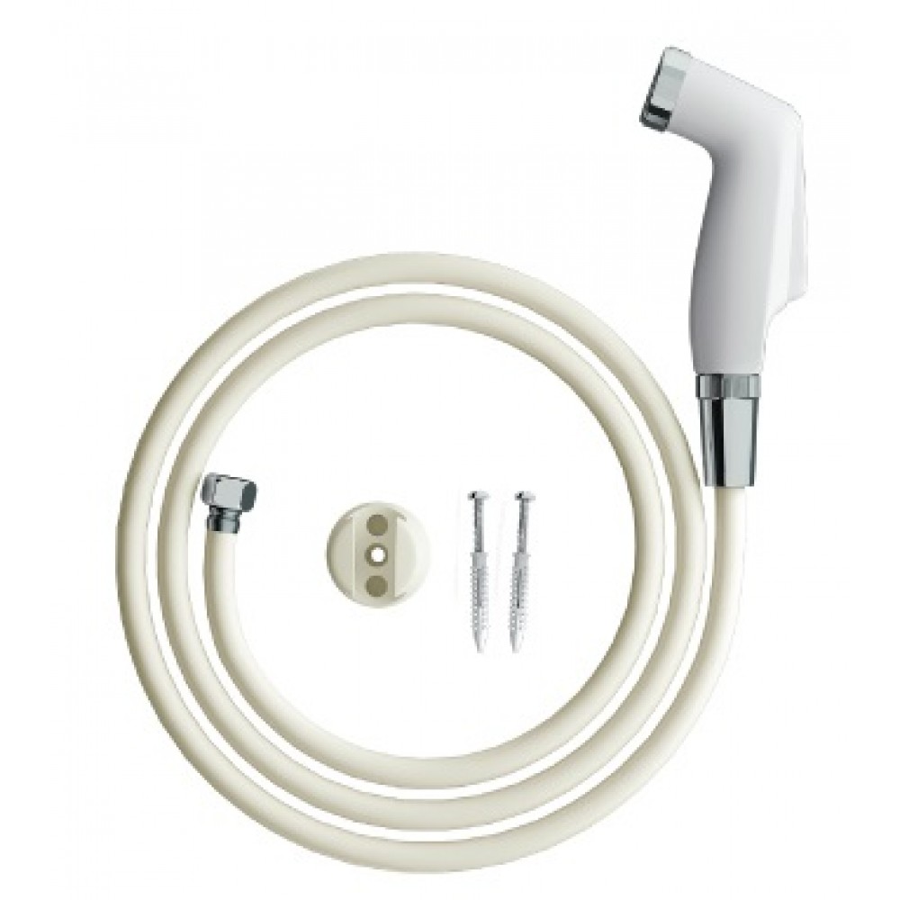 Vòi Xịt Vệ Sinh Bồn Cầu, Toilet Inax CFV-102A,[Chính hãng], Vòi xịt nhựa lõi van bằng đồng bảo hành 2 năm