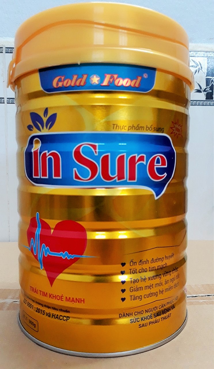 Sữa bột Gold Food Insure dinh dưỡng lon 900 gram - Công ty TNHH Hoàng Khang