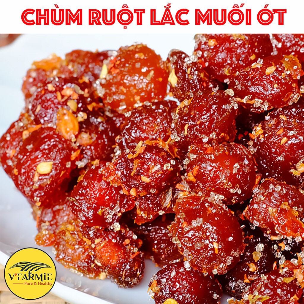 1kg mứt chùm ruột - sơ ri sóc muối ớt siêu ngon đặc sản miền tây