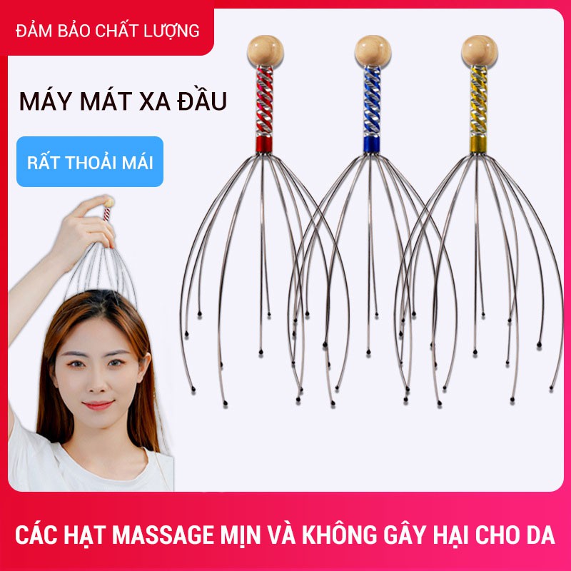 Dụng cụ massage da đầu, gãi đầu thư giãn thoải mái tiện dụng