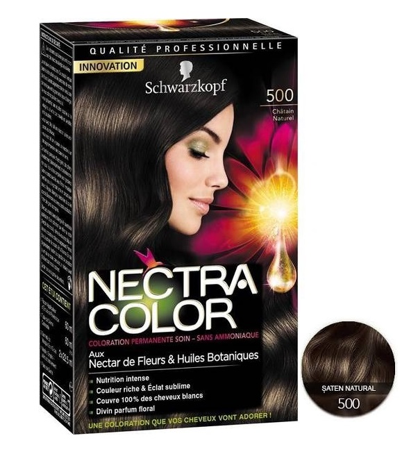 THUỐC NHUỘM TÓC SCHWARZKOPF NECTRA COLOR  MÀU NÂU TỰ NHIÊN - HÀNG XÁCH TAY ĐỨC