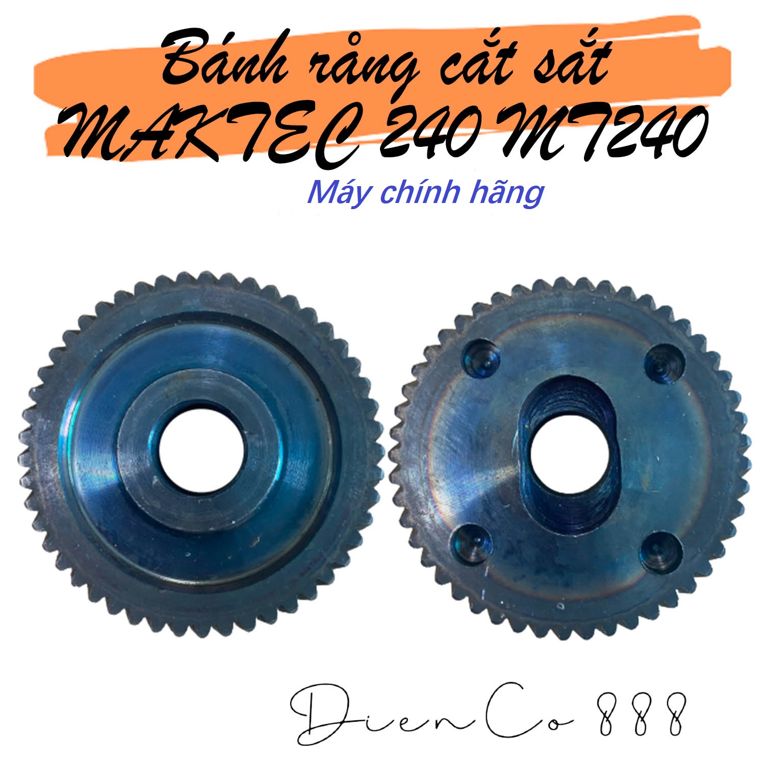(HELICAL GEAR 49) Nhông bánh răng cắt sắt MAKTEC MT240 MT241 49 răng trục côn (226572-9) - Dùng cho máy chính hãng