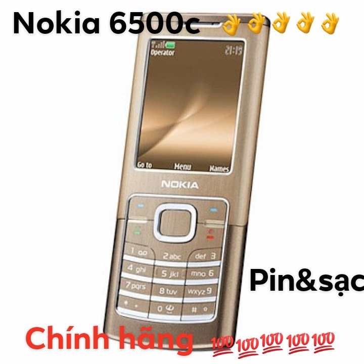 Nokia 6500c  mỏng manh đẹp từng chi tiết.