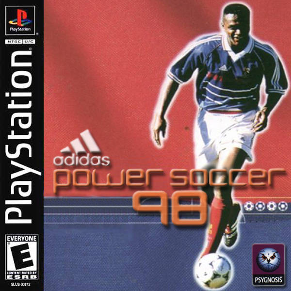 Game ps1 adidas power soccer 98