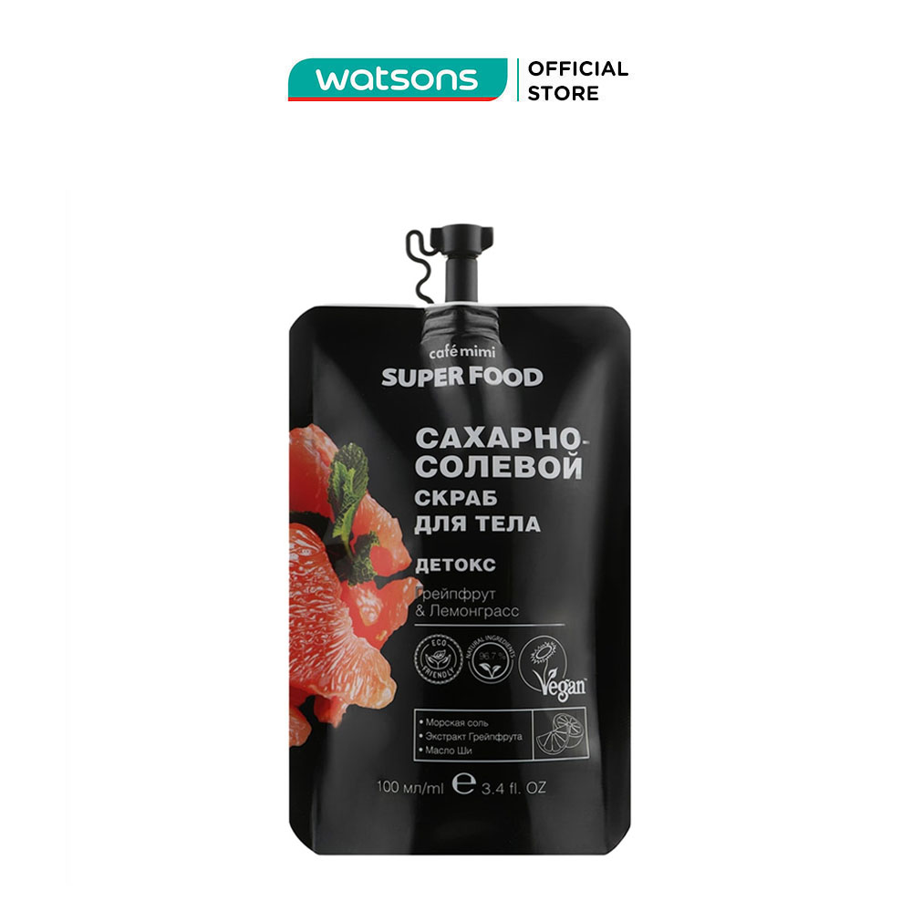 Muối tẩy tế bào chết body cafemimi detox 100ml