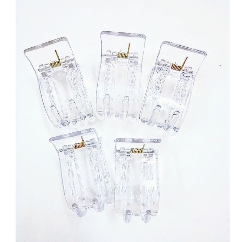 SỈ SET 12 KẸP TÓC CÀNG CUA TRONG SUỐT (COMBO 12 Chiếc)