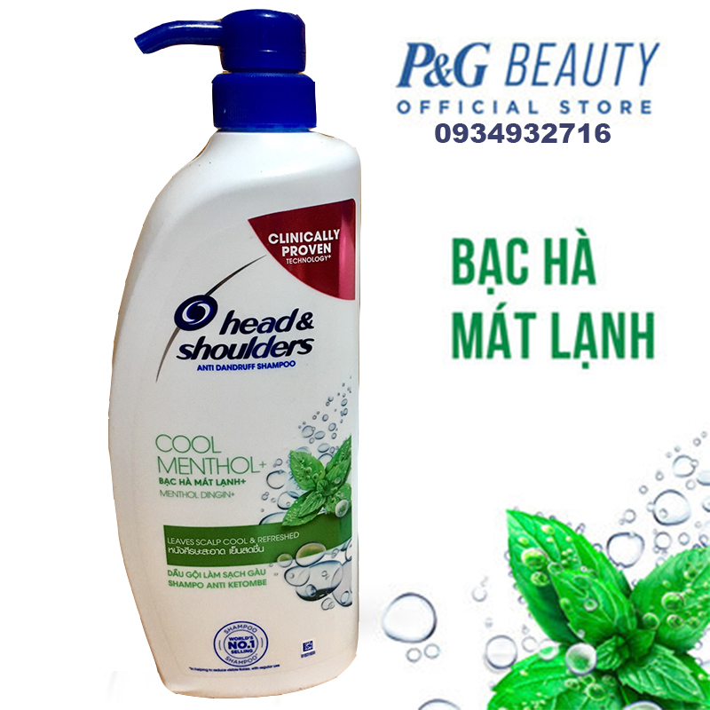 Dầu gội Head & Shoulders sạch gàu, hương bạc hà mát lạnh 410ml-Thái Lan