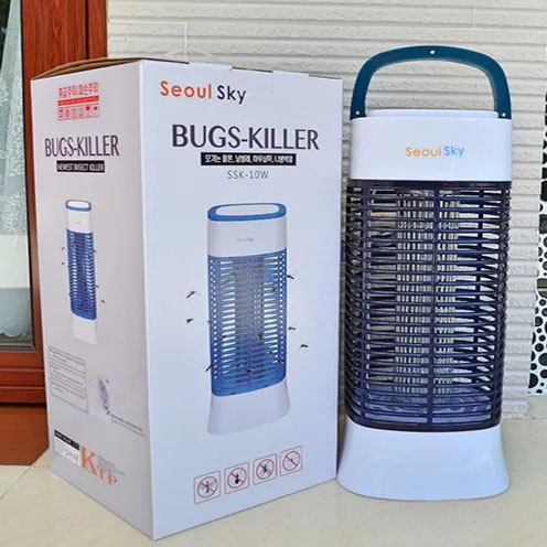 Đèn bắt muỗi số 1 hàn quốc - đèn đuổi muỗi côn trùng - đèn bắt muỗi, diệt côn trùng ssk-10w, an toàn không độc hại, hiệu quả diệt côn trùng cao, không ảnh hưởng đến sức khỏe và tiết kiệm điện, hoạt động liên tục 24/24h