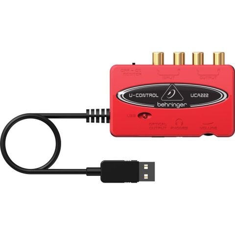 Behringer u-control uca222 / uca202 - sound card ghi âm kỹ thuật số