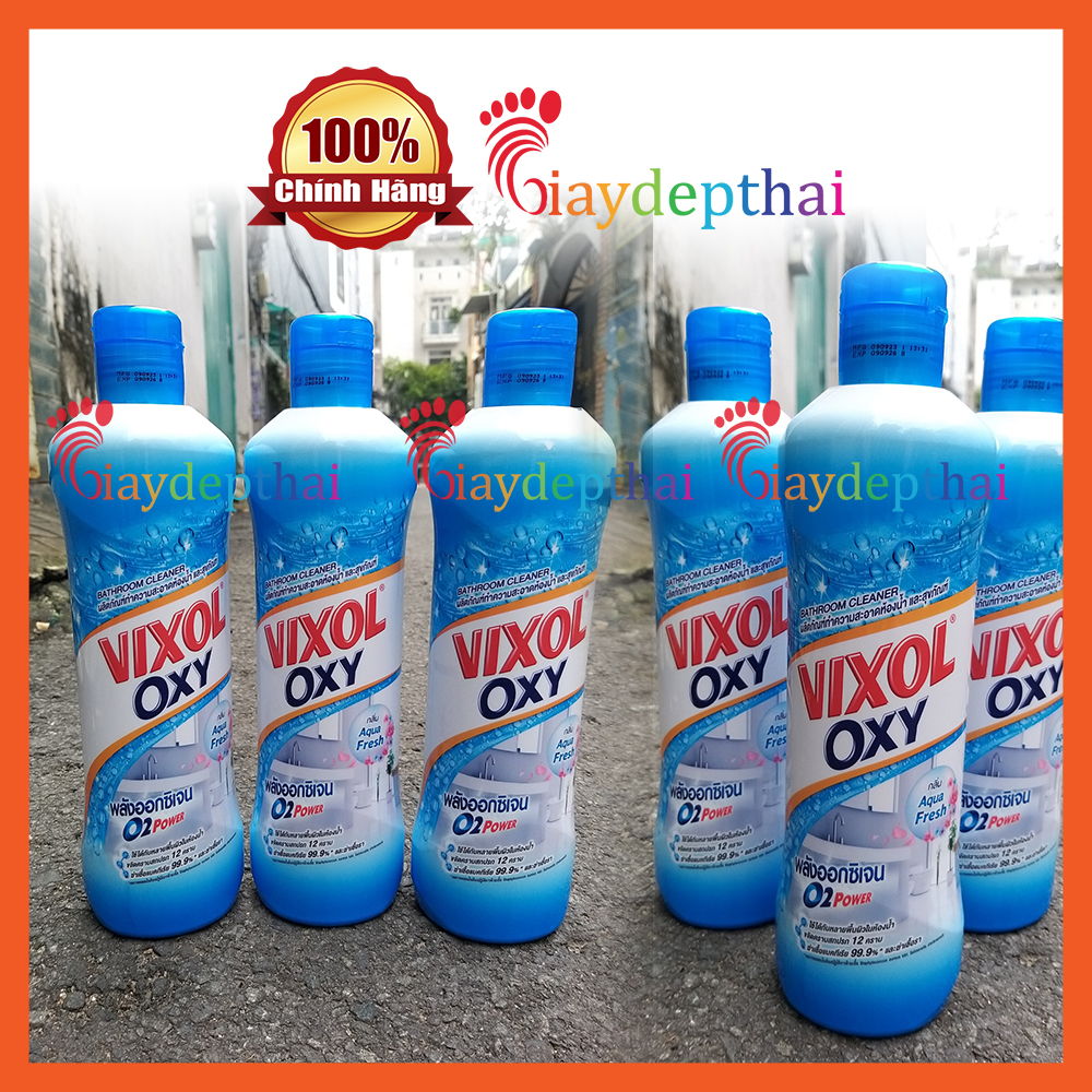 Nước Tẩy nhà tắm và Vệ Sinh bồn cầu Thái Lan VIXOL OXY 700ml