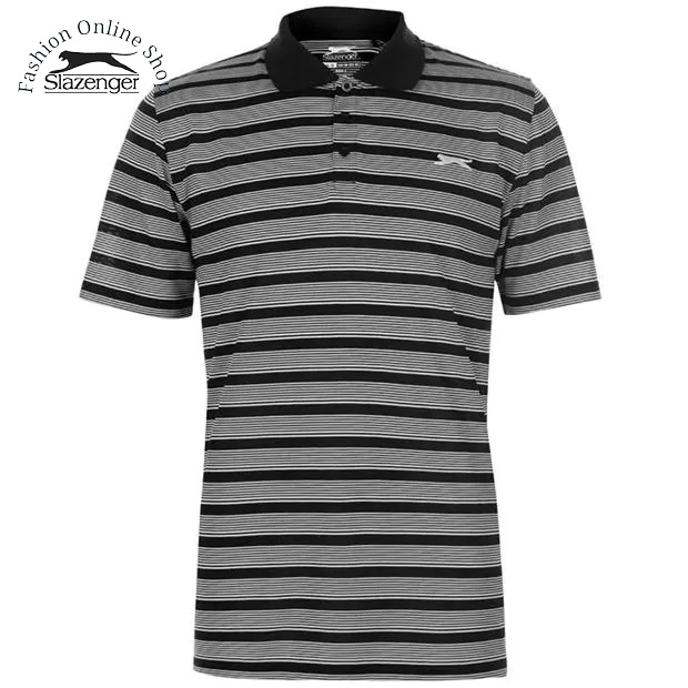 Áo thun nam Slazenger Stripe Polo - Hàng size UK