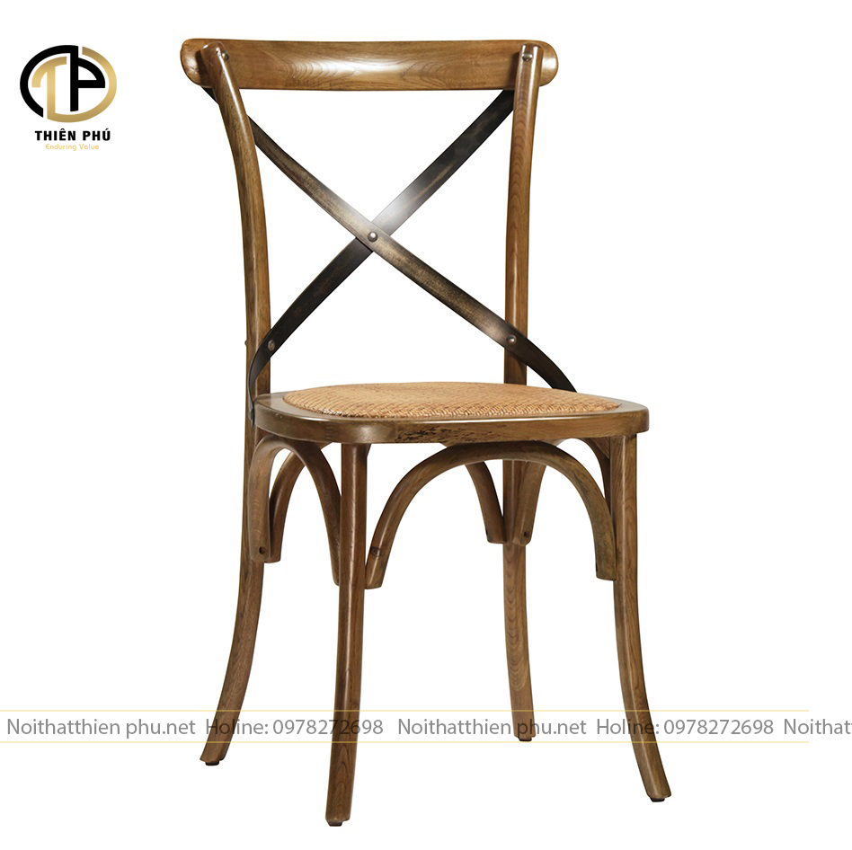 Ghế Bistro Ghế Cafe, ghế Ăn Cao Cấp Khung Gỗ Sồi (Tần bì), Màu Tự Nhiên or Walnut, Bọc Da Cleo Hoặc Nỉ Hàn Tùy Chọn Màu [THIEN PHU FURNITURE]– Phong Cách Hiện Đại, Gia Công Tỉ Mỉ, Chất Lượng Cao, Giá Rẻ Tại Xưởng