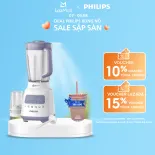 Máy Xay Sinh Tố Philips HR2221/00 - 700W - Công Nghệ Problend Crush - Bộ 2 Cối - Dung Tích Cối Lớn 1.5L - Hàng Phân Phối Chính Hãng