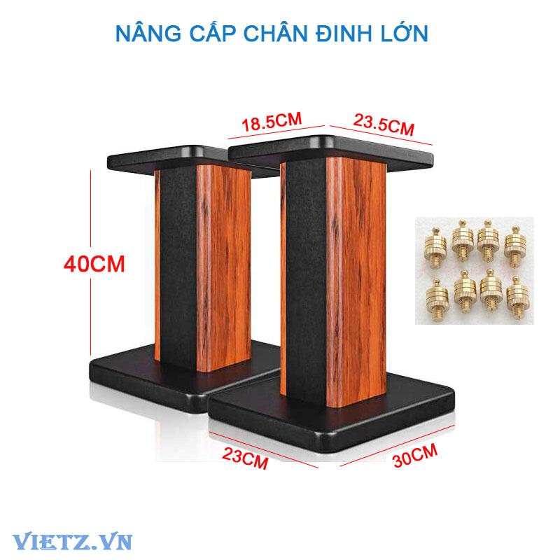 Chân loa Bookshelf MDF cao 4 tấc (1 cặp 40cm)