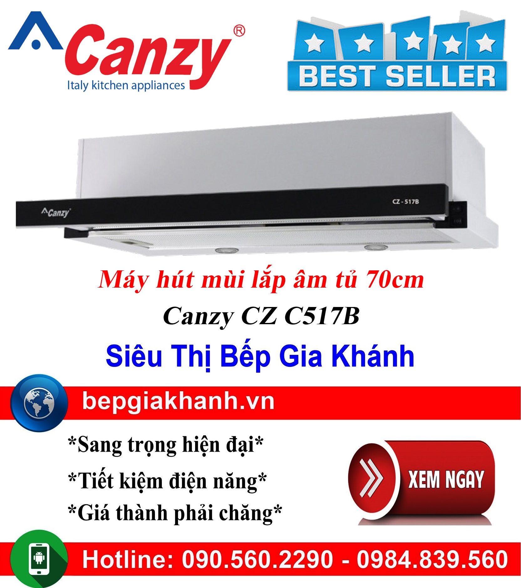 [HCM]Máy hút mùi âm tủ 70cm Canzy CZ C517B, máy hút mùi nhà bếp, máy hút mùi bếp, máy hút mùi kính cong, máy hút mùi canzy, máy hút mùi mini, máy hút mùi âm trần, máy hút mùi electrolux, may hut mui