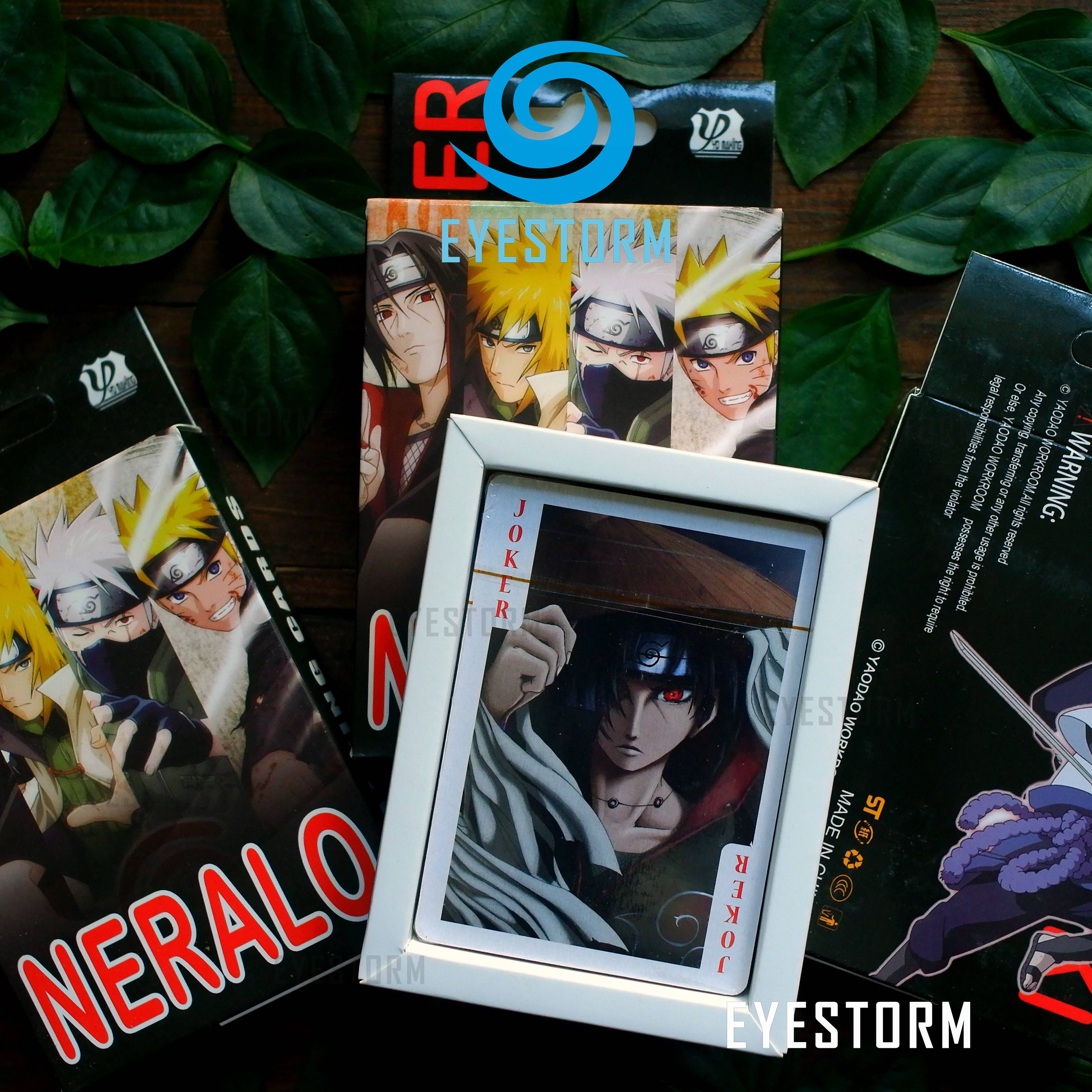Bộ bài tây anime naruto, manga - poker yw - 54 lá