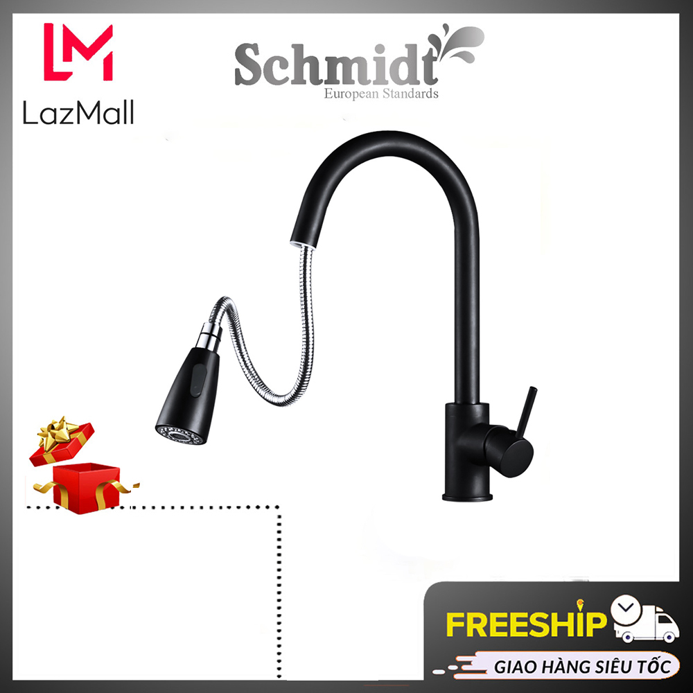 Vòi Nước Rửa Chén Bát Schmidt Vòi Rửa Bát Nóng Lạnh Đen Với Thiết Kế Kiểu Dáng Hiện Đại Sẽ Làm Cho Căn Nhà Của Bạn Trở Nên Sang Trọng Hơn – Hàng Chính Hãng