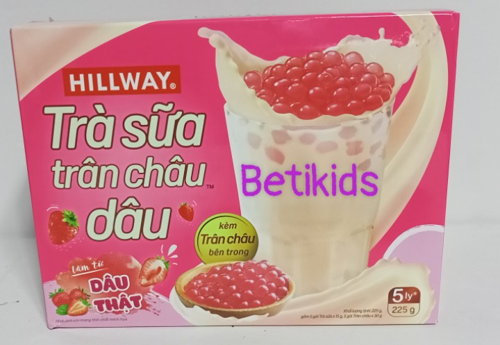 Trà sữa trân châu dâu HILLWAY 5ly