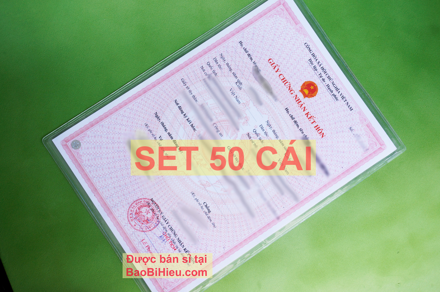 [A4] COMBO 50 Bao đựng giấy ĐĂNG KÝ KẾT HÔN và giấy tờ khổ A4 50B167C