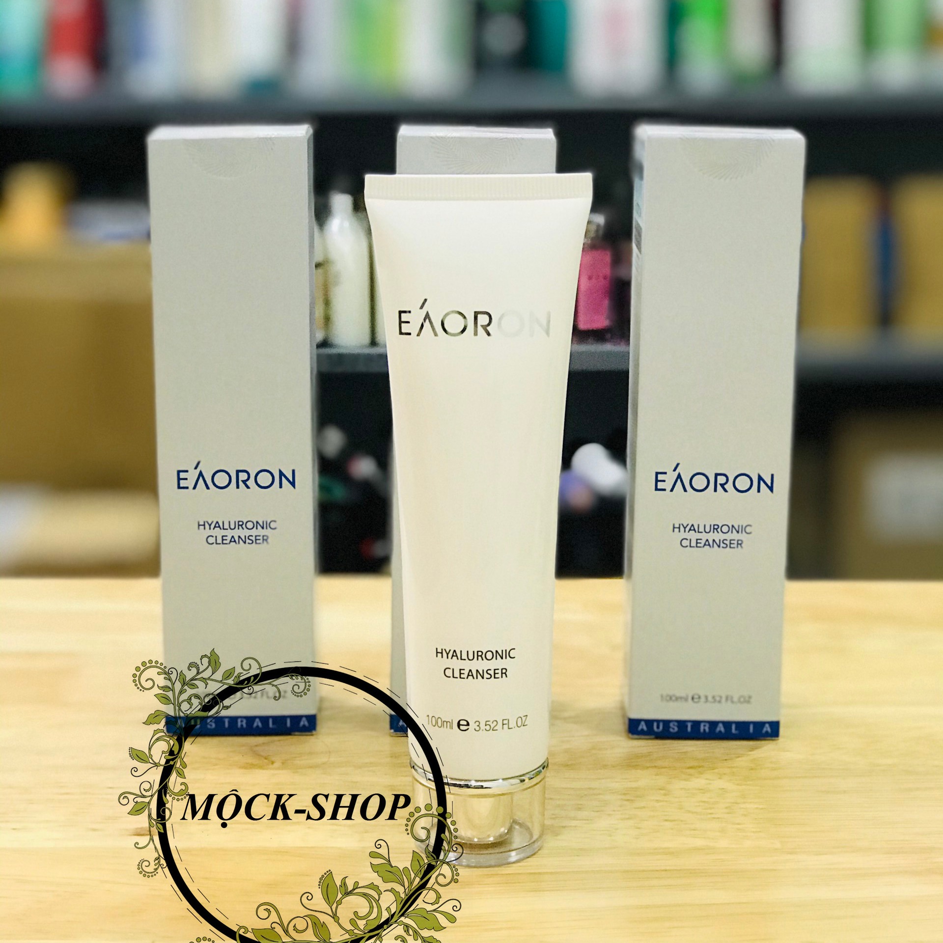 Sửa Rữa Mặt Trắng Da EAORON Hyaluronic Cleanser hàng úc