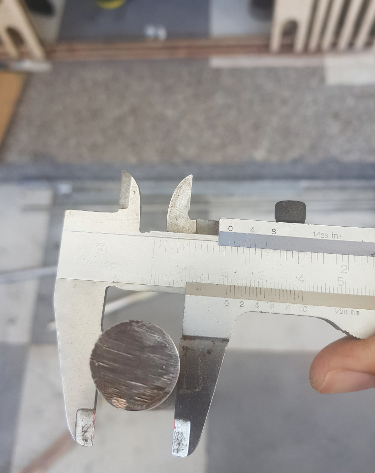 Tùy chọn - Trục thép Inox tròn đặc đường kính phi 20mm dài 300 - 1000mm dùng làm thanh trượt tuyến tính máy CNC