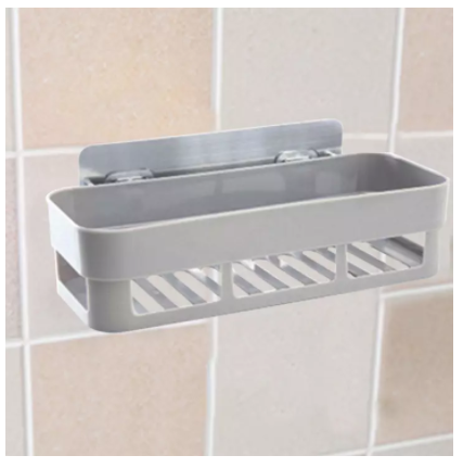 Kệ dán tường để đồ nhà tắm, nhà bếp chịu lực tiện lợi - Không cần khoan tường