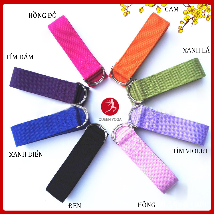 Dây tập gym Cotton 1m83 x 3,8cm giá rẻ ảnh thật