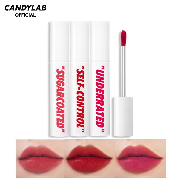 [02.2022 MÀU 13-15] Son Kem Siêu Lì, Chống Trôi CandyLab Creampop The Velvet Lip Color