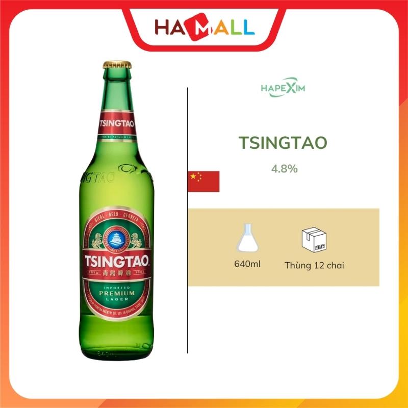 Bia chai Tsingtao 640ml
