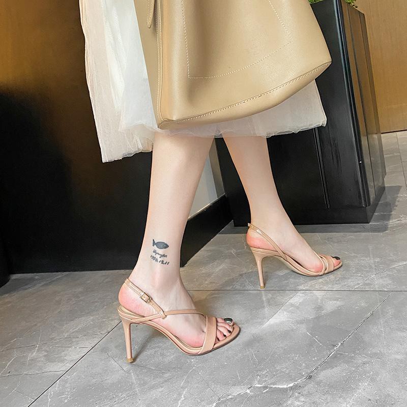 Giày sandal cao gót kiểu dáng sexy 8 phân khs23 vietlavani