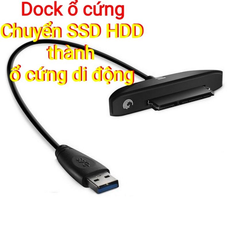 Dock đọc ổ cứng laptop (chuyển ổ cứng ssd, hdd laptop thành ổ cứng di động) đồng giá